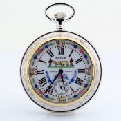 Astor / Enamel Decorated Manual Winding Pocket Watch