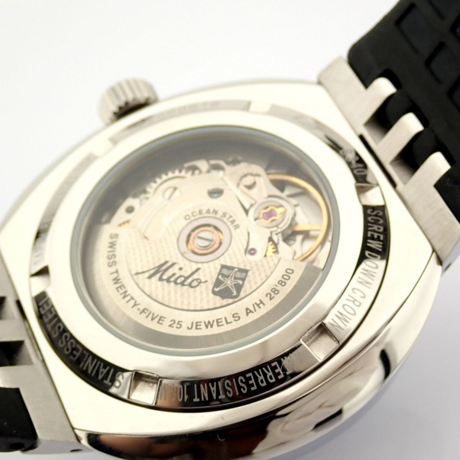 Mido / All Dial Day Date Choronometer Automatic Transparent (Unworn) - Gentlemen's Steel Wristwatc.. - Image 9 of 13