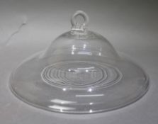Antique Glass Smoke Bell