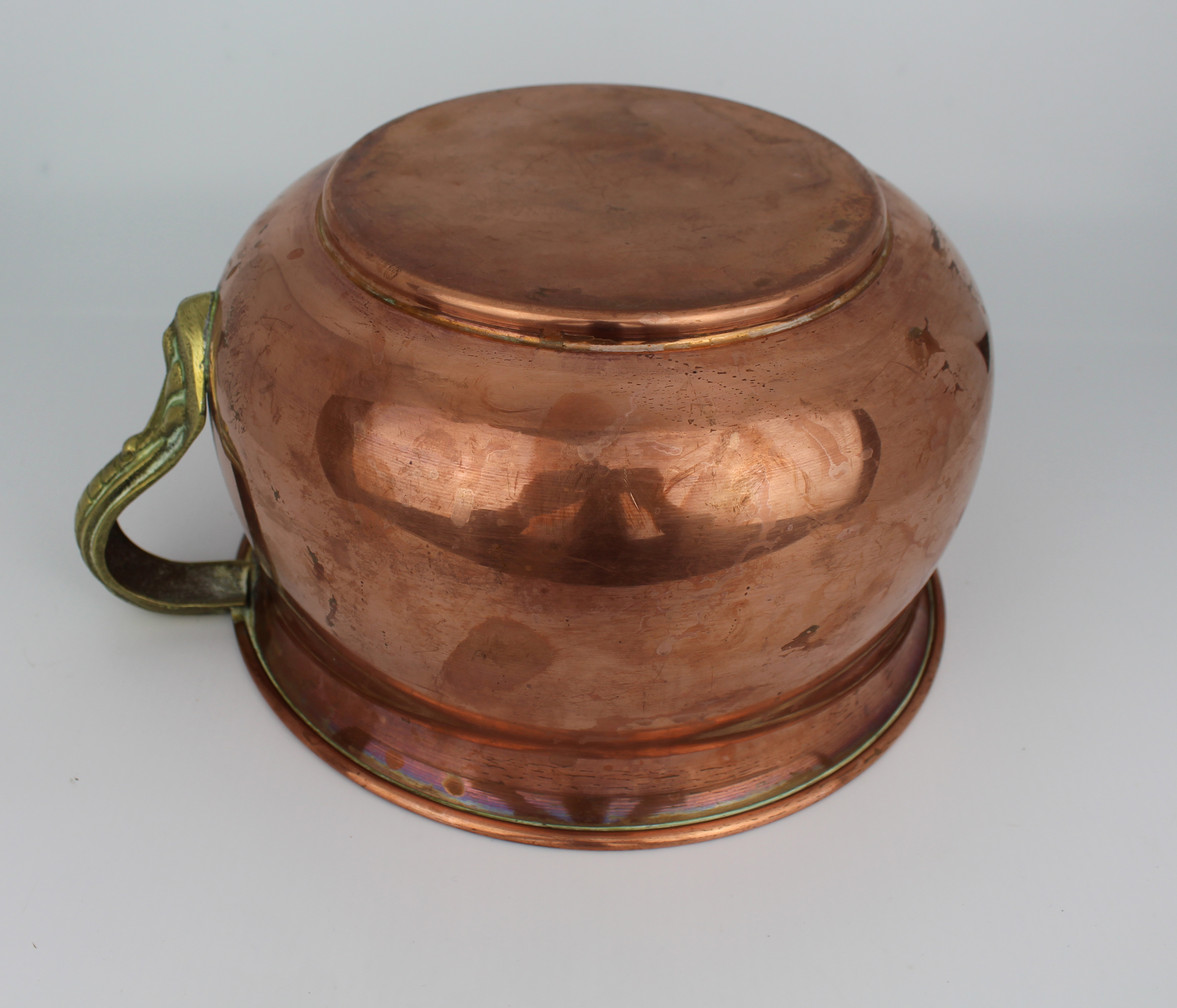 Antique Copper & Brass Chamber Pot - Image 2 of 2