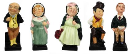 Collection of 5 Royal Doulton Dickens Figurines