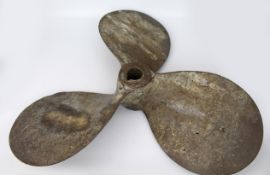 Heavy Vintage Bronze Ships Propeller