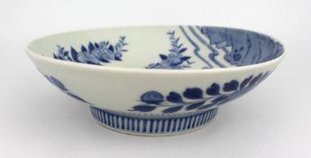 19th c. Blue & White Japanese Bowl