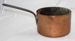Large Antique Early 19th c. Copper Saucepan