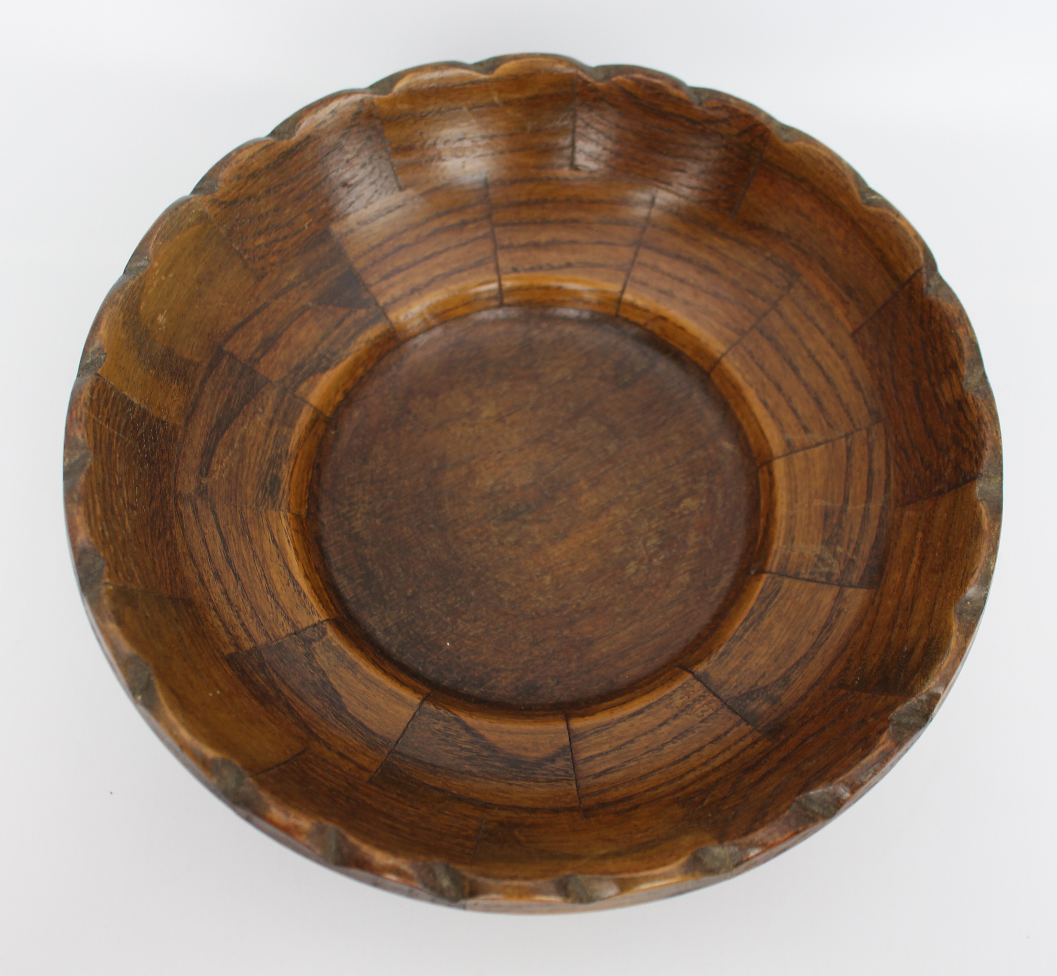 Vintage Turned Wood Bowl - Image 2 of 2