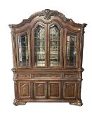 Large American Walnut Display Cabinet