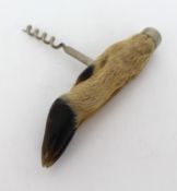 Vintage Taxidermy Corkscrew