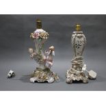 Pair of Italian Porcelain Table Lamps