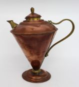 Arts & Crafts Copper Handled Jug by W.A.S Benson