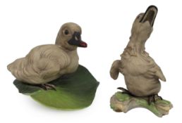 Pair of Boehm Cygnet Sculptures