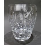 Vintage Cut Glass Crystal Vase