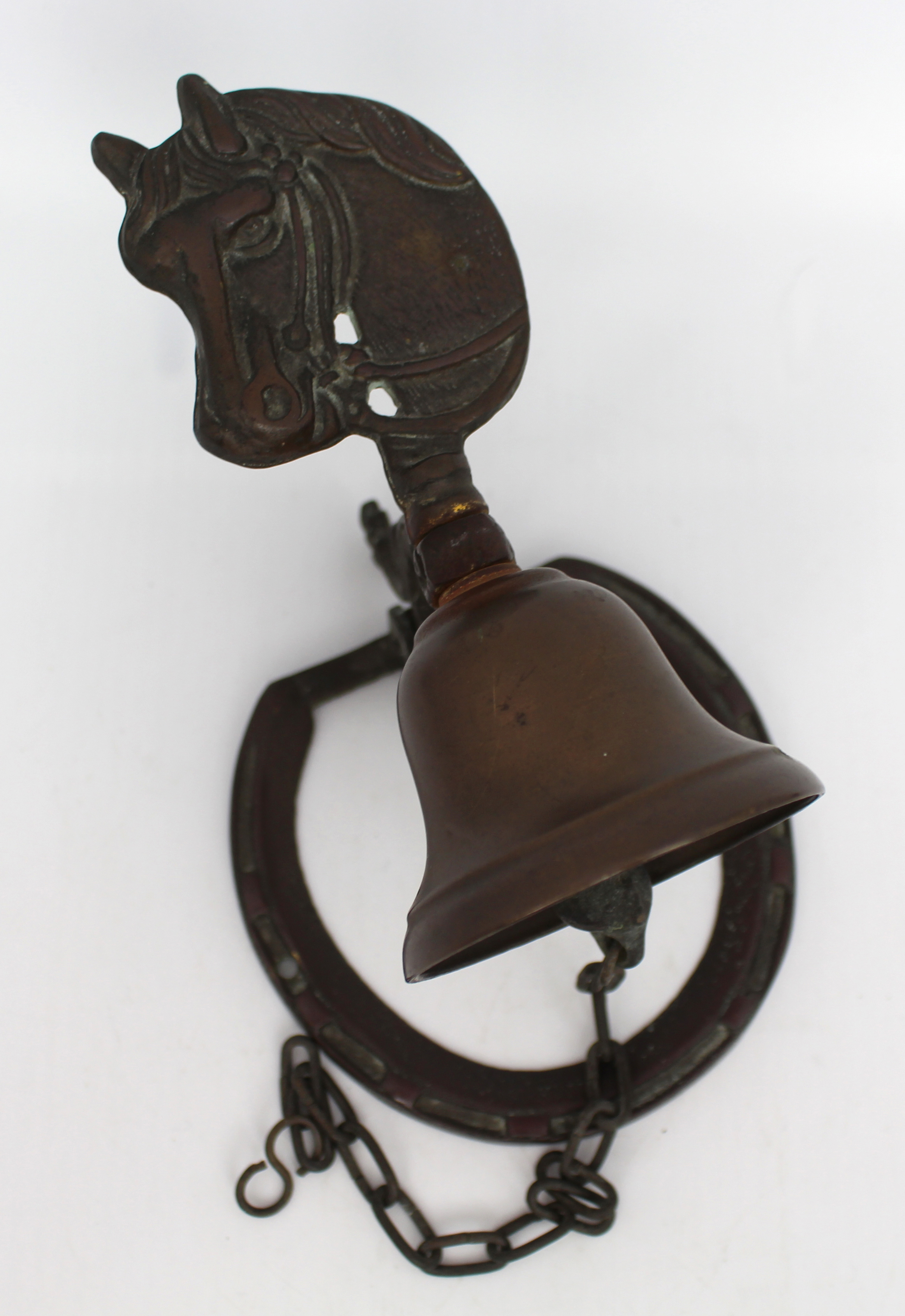 Vintage Brass Horse Head Bell - Image 2 of 2