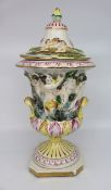 Capodimonte Lidded Vase