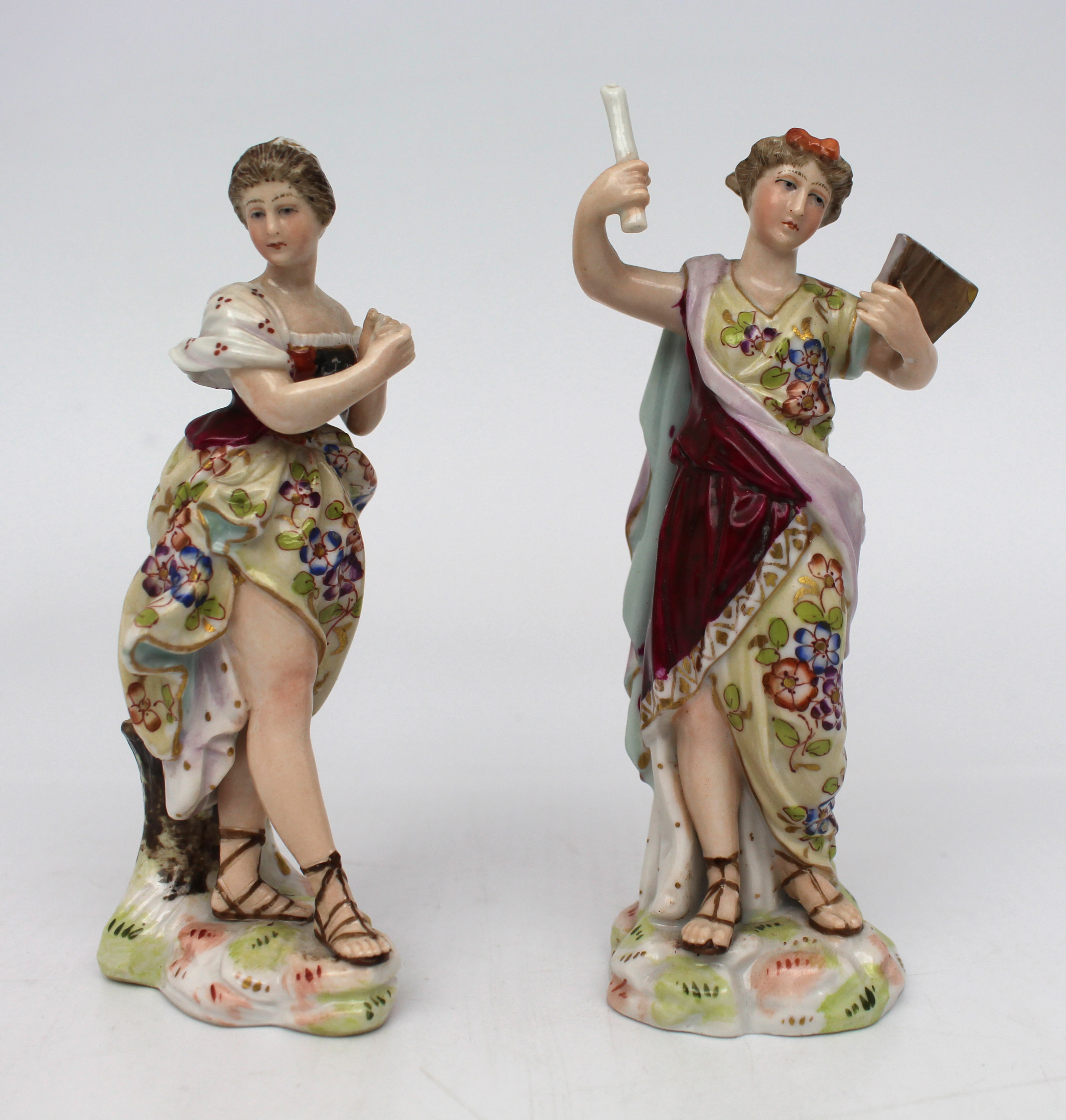 Pair of Vintage German Porcelain Figurines