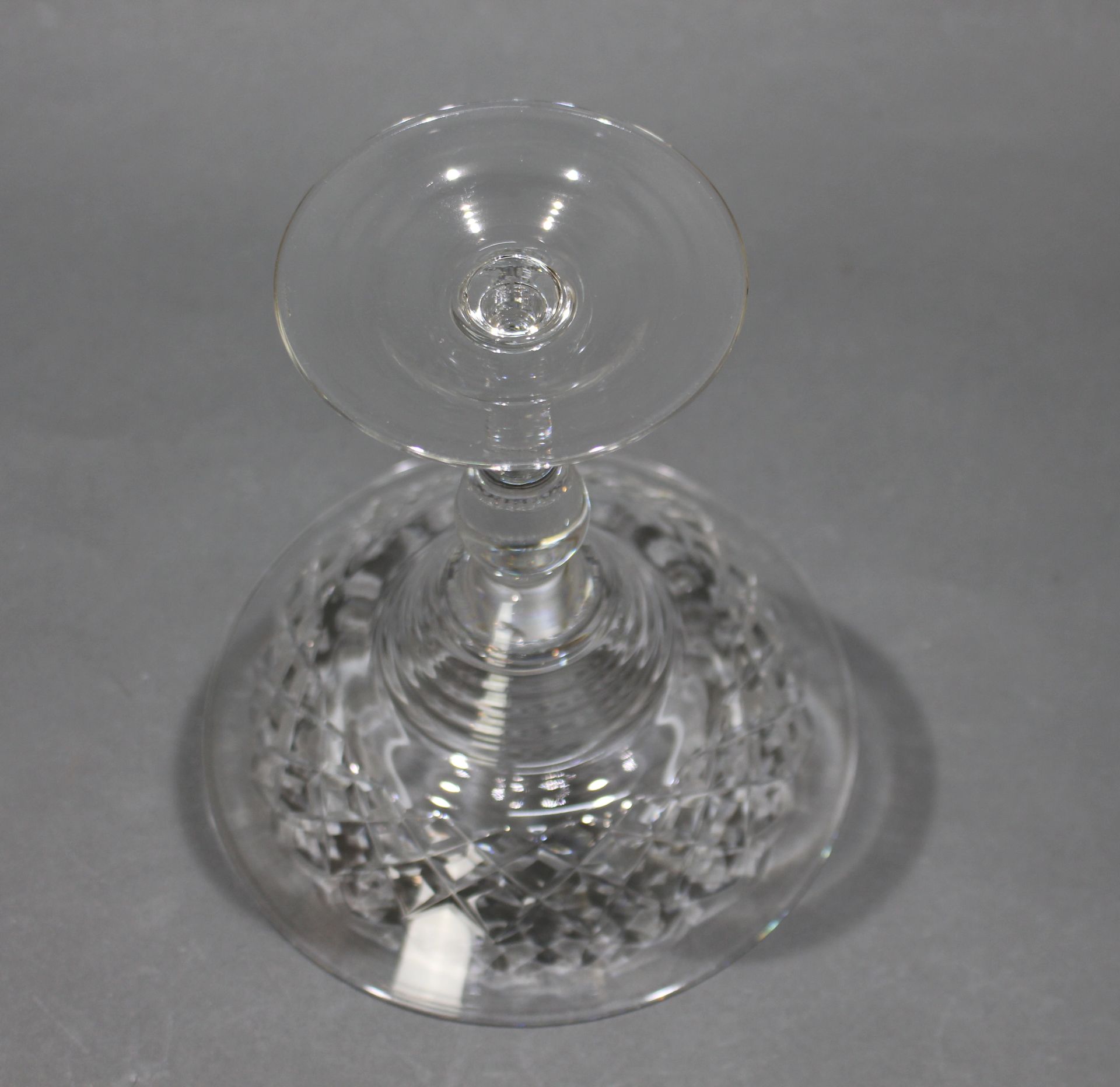 Vintage Cut Glass Crystal Tazza - Image 2 of 2