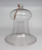 Antique Glass Bell Form Smoke Cover