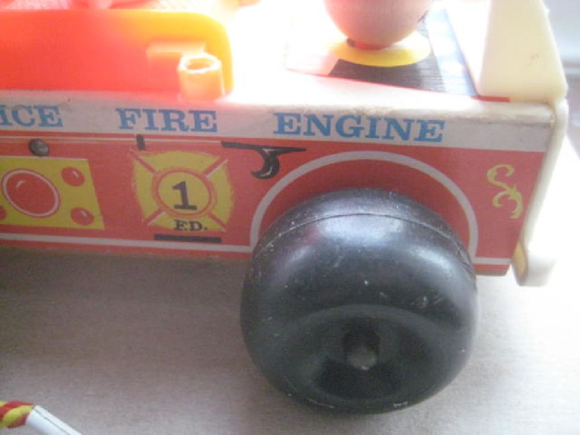 Vintage Fisher Price Fire Engine, Model Number 720 - Image 5 of 10