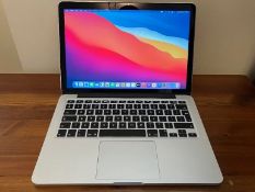 Apple MacBook Pro 13” OS Big Sur Core i5-4258U 8GB DDR3 128GB SSD Webcam Office