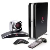 Polycom HDX 6000 Video Conference System Base, Camera, Microphone & Remote Control
