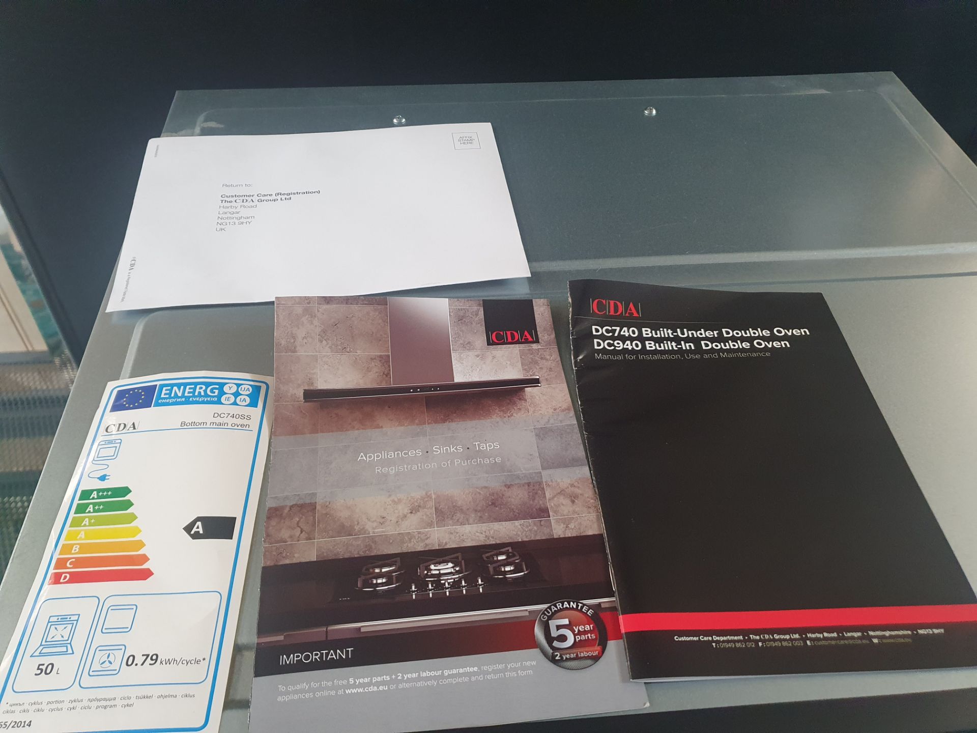 CDA DC741SS Built-Under Electric Double Oven. Colour - Stainless Steel Fan Oven RRP £599 - Image 13 of 13