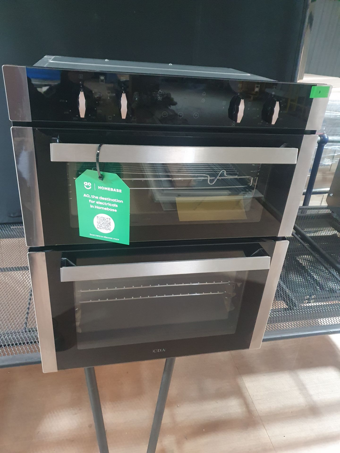 CDA DC741SS Built-Under Electric Double Oven. Colour - Stainless Steel Fan Oven RRP £599 - Image 2 of 13