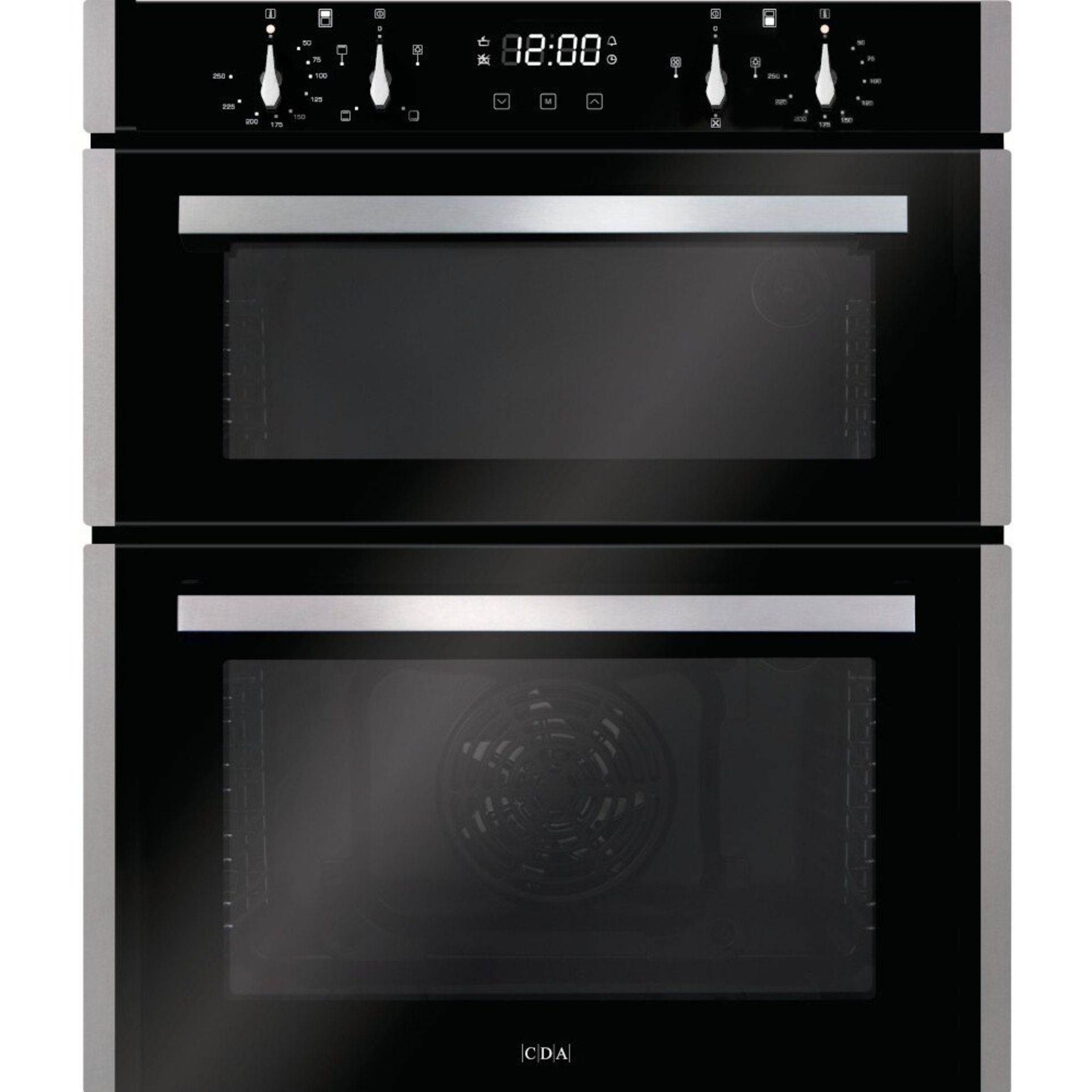 CDA DC741SS Built-Under Electric Double Oven. Colour - Stainless Steel Fan Oven RRP £599