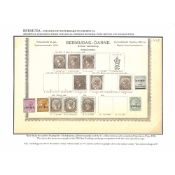 Bermuda Part Album Page With Printed Illustrations of Bermuda Stamps, As Used By The Swedish Post...