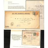 Bermuda 1895-1901 Bermuda Post Office O.H.M.S Covers To Canada (3) Or Usa (2), One Franked ½d + 1...