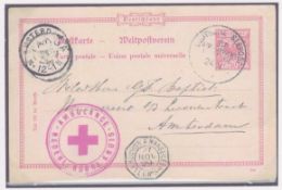 Boer War 1899 (Nov 24) German 10pf Postal Stationery Postcard To Holland From A Volunteer In The