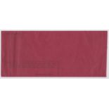 G.B. - World War I Black On Dark Red Forces Honour Envelope For Urgent Personal Matters With