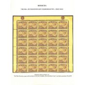 Bermuda 3d Unmounted Mint Block of Thirty, Rows 1-6, Margins On Three Sides With Plate Number "1"