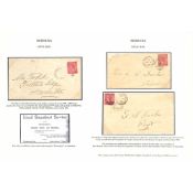 Bermuda 1889 Covers To Hon. G.S Tucker, Paget, Franked 1d Tied By Unusually Clear Strikes of The