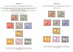 Bermuda ¼d - 1/- Set of Nine Overprinted "Specimen", Also The Mint Set, All Superb. S.G. £485. (1...