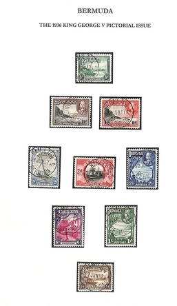 Bermuda Set of Nine Perfined "Specimen", Unmounted Mint Set In Imprint Blocks of Four, Mint and U... - Image 2 of 2