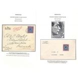 Bermuda 1938 (Jan 20) First Day Cover Posted Within Hamilton Franked 2/6 Black and Red, With Red...