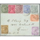 Bermuda 1897-1901 Covers From Hamilton To Usa, The First Bearing The 1865 Issue 6d Dull Mauve, 18...