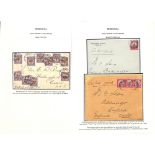 Bermuda 1903-11 Covers (15) and Postcards (10) Bearing Dock Issues, Including Cover To Usa With T...