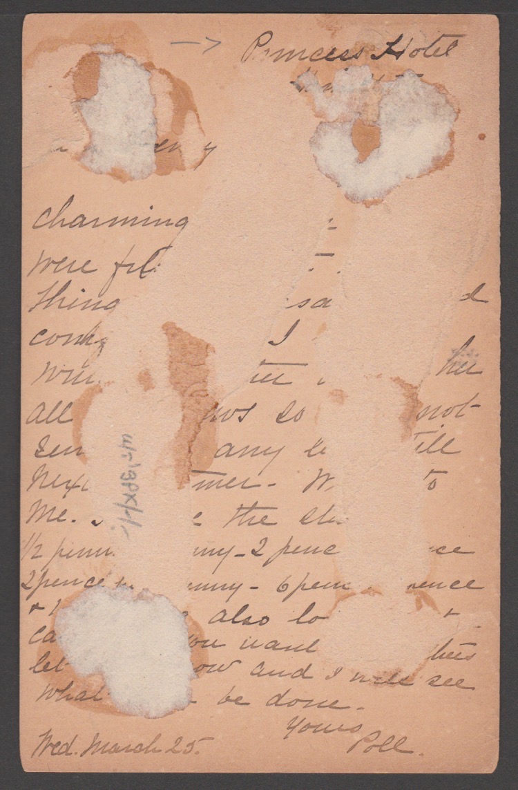 Bermuda 1880 Queen Victoria 1.1/2d Formula Postal Stationery Post Card (Some Damage On Reverse Fr... - Image 2 of 2