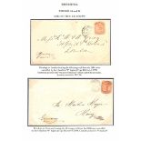 Bermuda 1890 Covers To London Endorsed "Steamer Orinoco", Or To Germany, Both With 4d Orange-Brow...