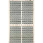 Bermuda Dull Grey First Printing, Complete Unmounted Mint Sheet of 240 In Four Panes of Sixty, Pl...