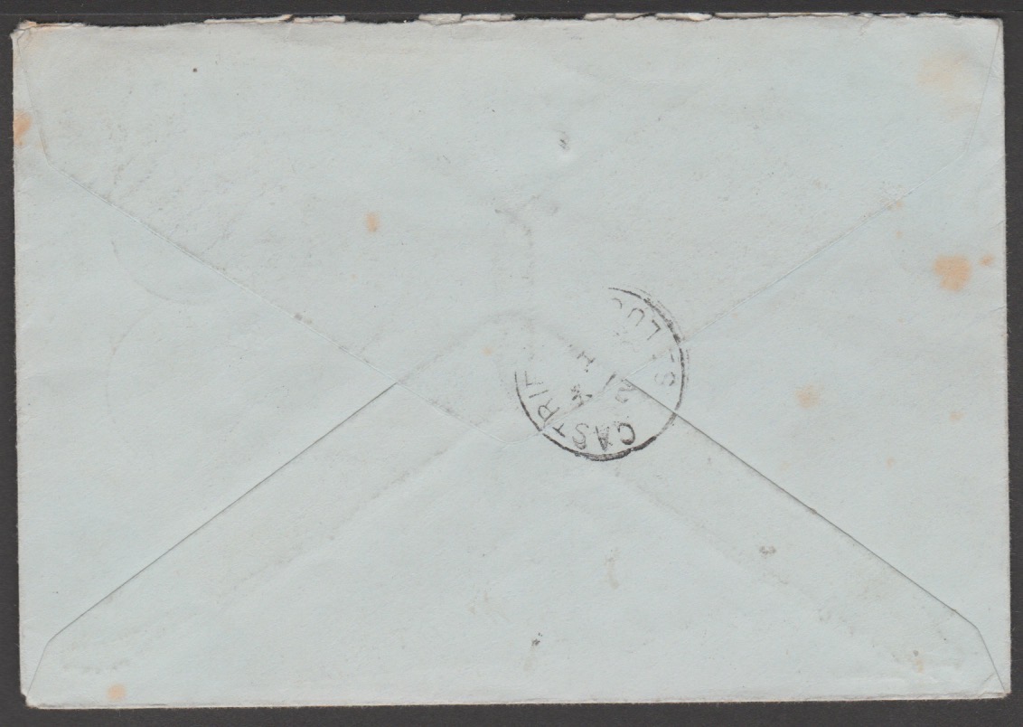 Anguilla 1932 1/2d On Cover To St. Lucia, Cancelled Anguilla Valley With Handstamped "T" On Arriv... - Image 2 of 2