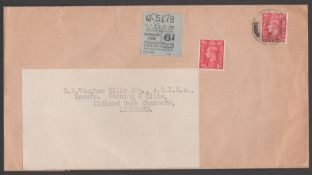 Great Britain - Cornwall 1952 Cover Posted From Liskeard To Callington, Sent Back To Callington B...