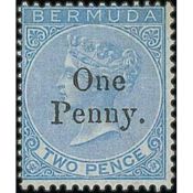 Bermuda 1d On 2d and 1d On 3d, Unused, No Gum, Fine. S.G. 15/16, £1,150. (2).