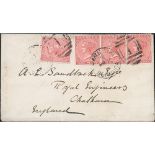 Bermuda 1881 (Mar 31) Cover To "A.E Sandbach, Royal Engineers, Chatham" With Enclosed Letter