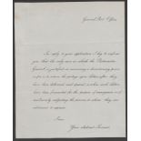 G.B. - Acts, Contracts & Notices c.1840 Printed G.P.O. Letter Sent In Response To An Application...