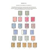 Bermuda ½d - 1/- Set Superb Mint, All Shades Identified With The Date of Printing, Comprising ½d