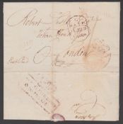 G.B. - Military / Surrey 1809 Entire (Faults) From Guildford To London Presumably Posted By A