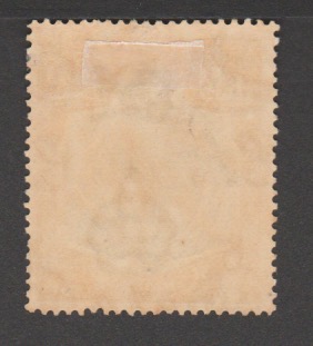 Bermuda 1932 12S.6d Grey and Orange Unused, With Lightly Toned Gum - Minute Staining At Base, - Image 2 of 2