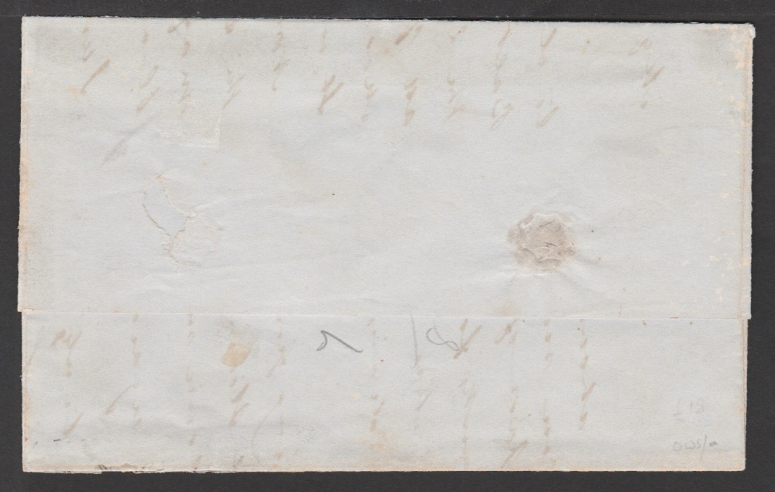 Bahamas 1855 Entire Letter From New York Addressed To "Stephen Dillet Esq, Nassau N.P., Care of F... - Image 2 of 4