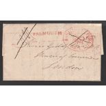 G.B. - Ship Letters - Falmouth 1814 (May 20) Entire Letter From Mawnan Near Falmouth To An MP In